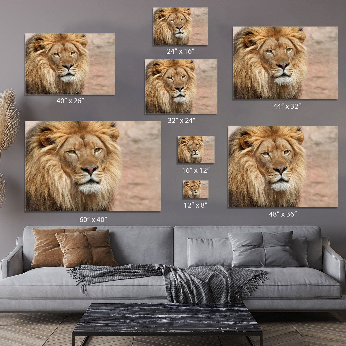 Lion Canvas Print or Poster