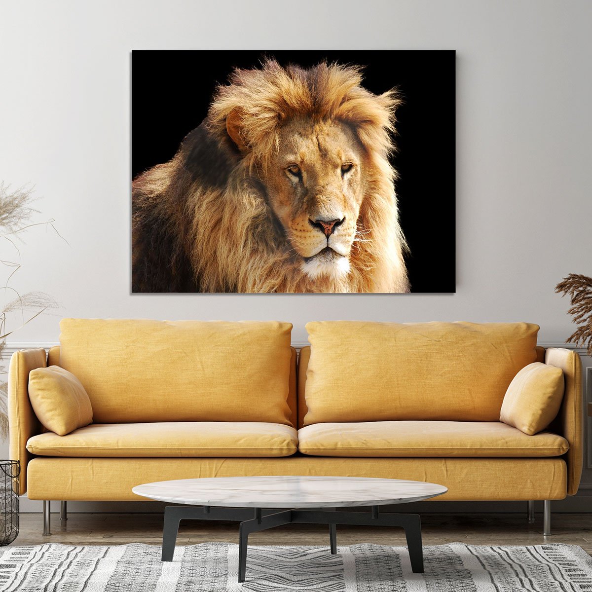 Lion head Canvas Print or Poster