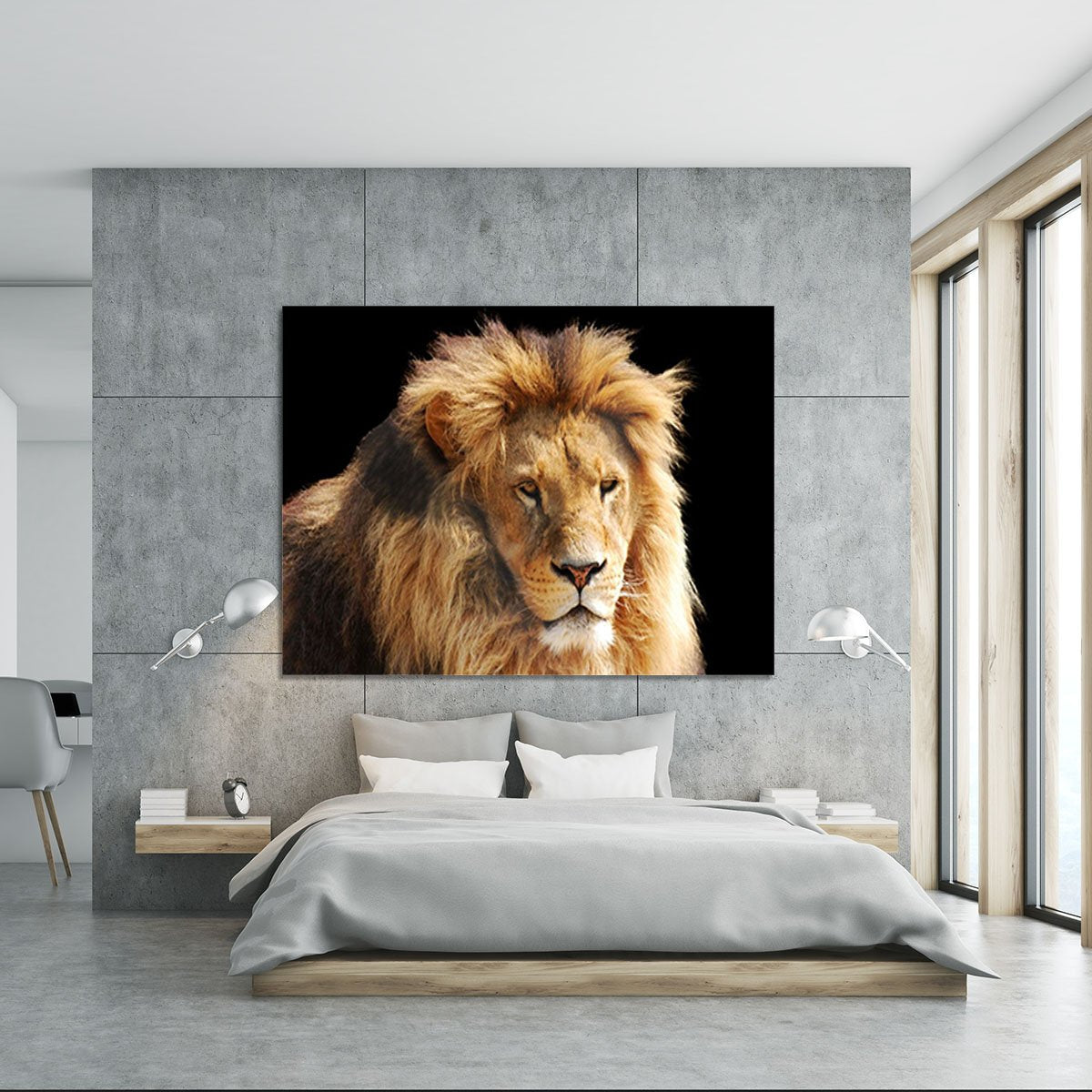 Lion head Canvas Print or Poster