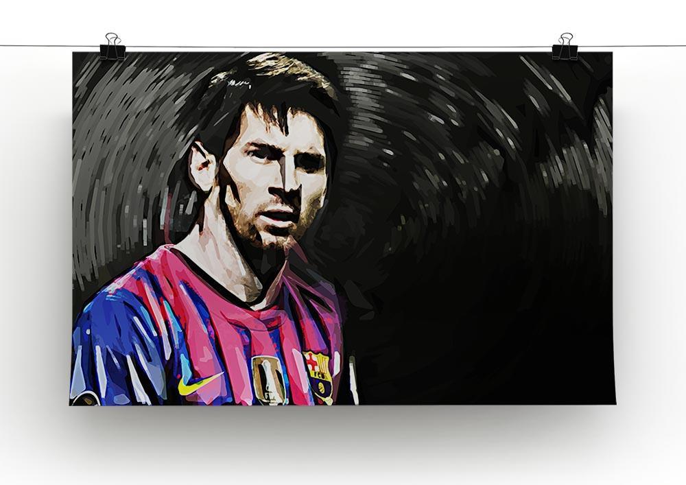 Lionel Messi Close Up Canvas Print or Poster - Canvas Art Rocks - 2