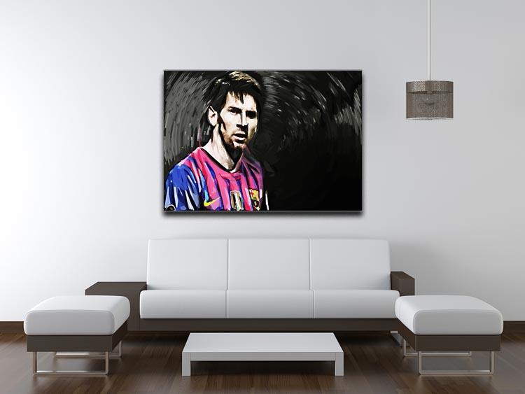 Lionel Messi Close Up Canvas Print or Poster - Canvas Art Rocks - 4