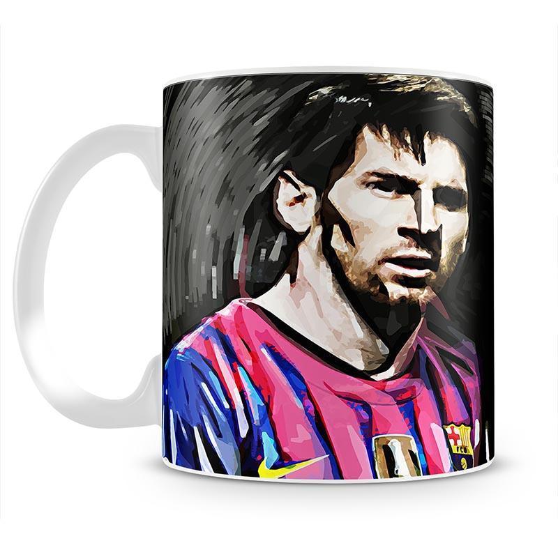 Lionel Messi Close Up Mug - Canvas Art Rocks - 2