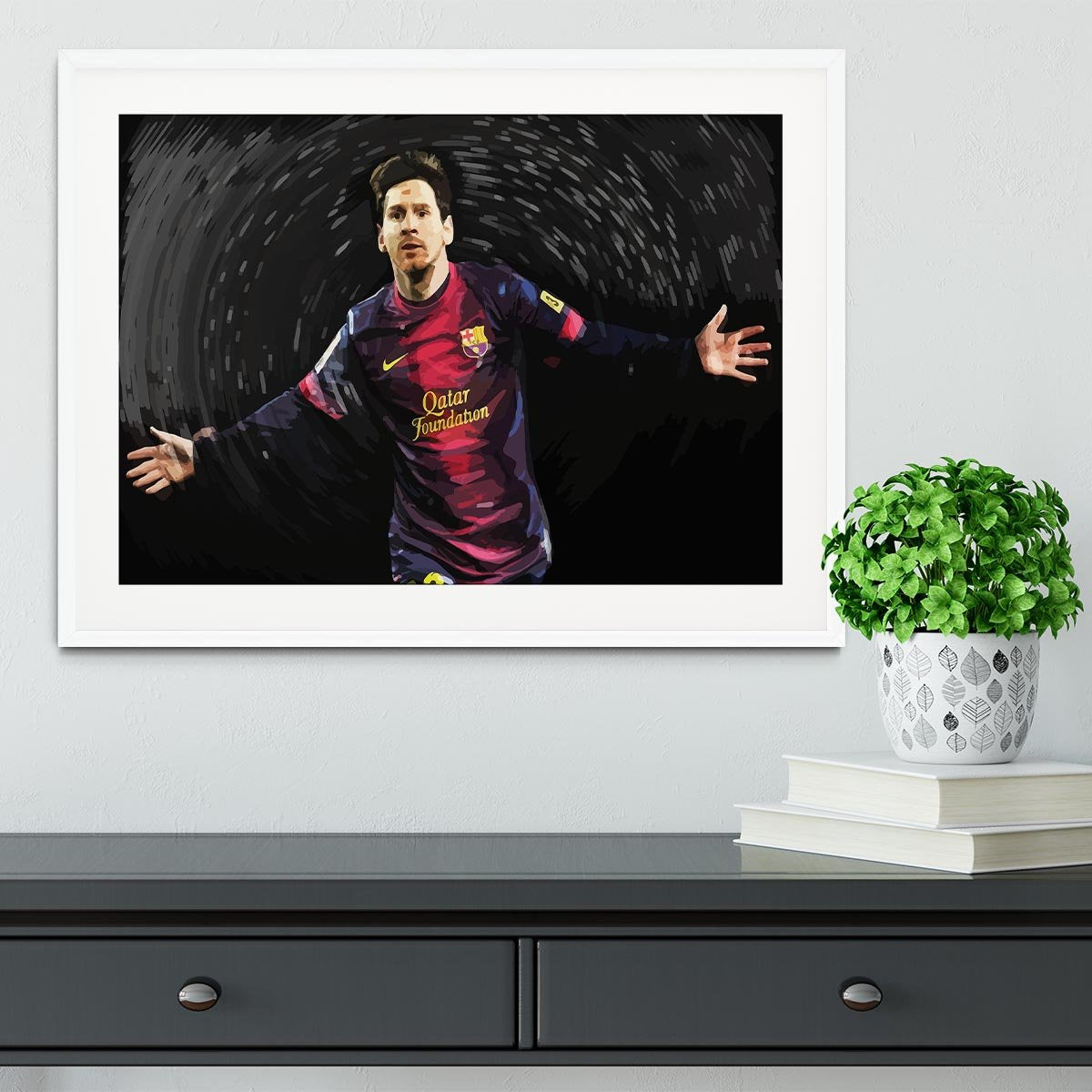 Lionel Messi Framed Print - Canvas Art Rocks - 5