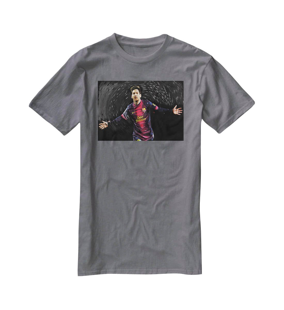 Lionel Messi T-Shirt - Canvas Art Rocks - 3