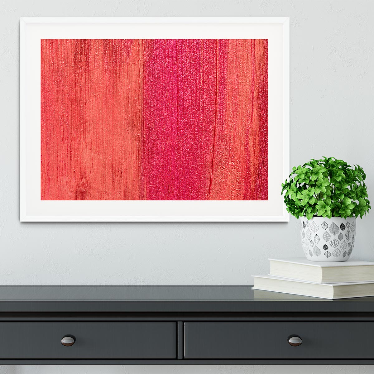 Lipstick texture Framed Print - Canvas Art Rocks - 5