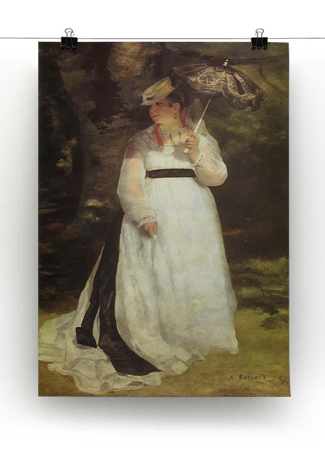 Lise with an Umbrella by Renoir Canvas Print or Poster - Canvas Art Rocks - 2