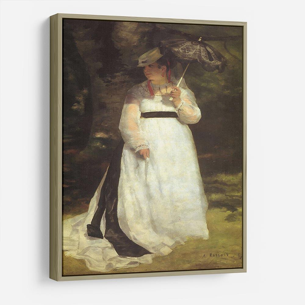 Lise with an Umbrella by Renoir HD Metal Print