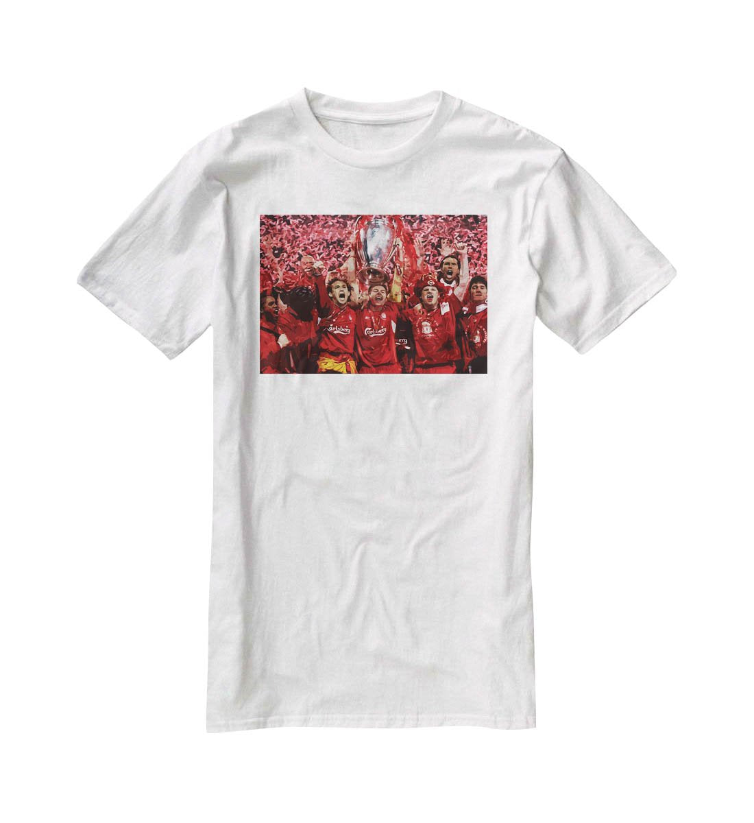 Liverpool Football Champions League In Istanbul T-Shirt - Canvas Art Rocks - 5