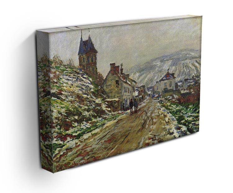 Local entrance of Vetheuil in the winter by Monet Canvas Print & Poster - Canvas Art Rocks - 3