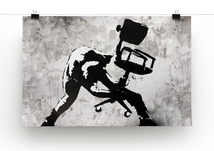Banksy London Calling Print - Canvas Art Rocks - 3