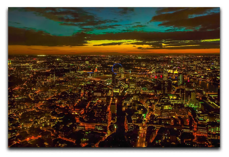 London Skyline Print - Canvas Art Rocks - 1