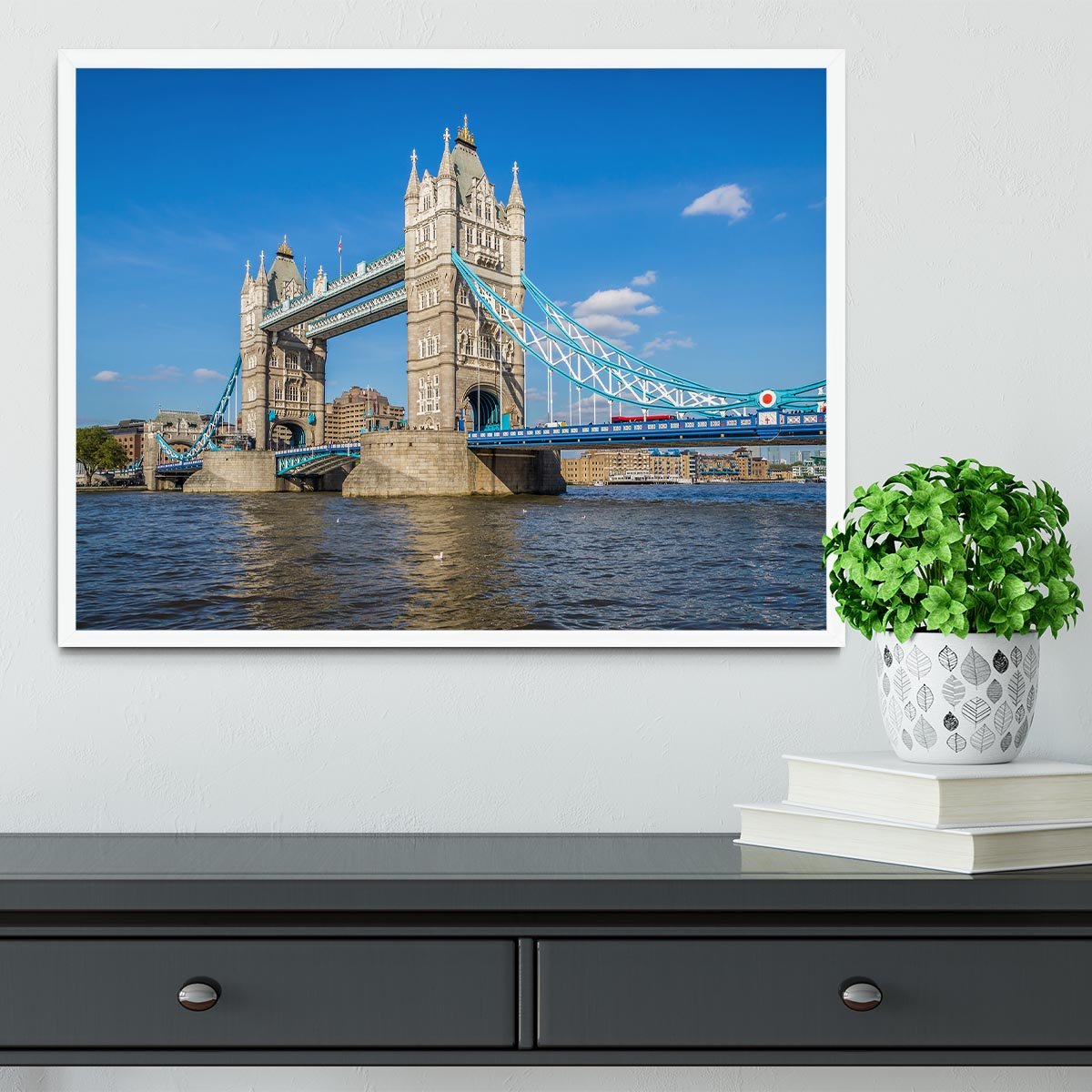 London Tower Bridge Framed Print - Canvas Art Rocks -6