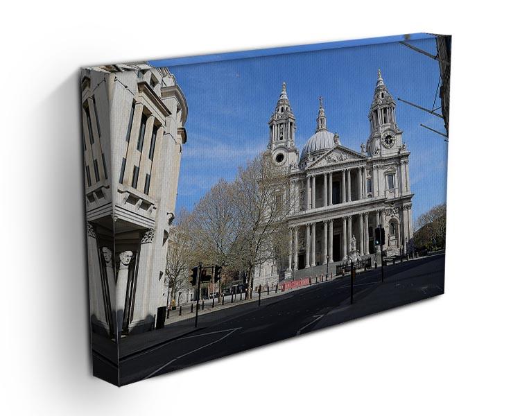 London under Lockdown 2020 St Pauls Cathedral Canvas Print or Poster