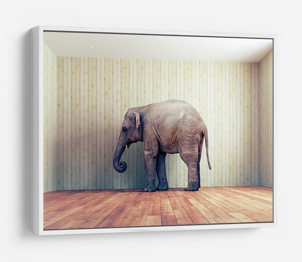 Lone elephant in the room HD Metal Print - Canvas Art Rocks - 7