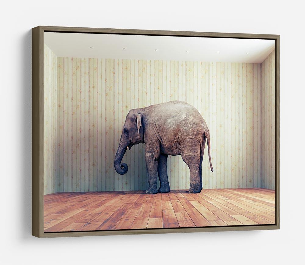 Lone elephant in the room HD Metal Print - Canvas Art Rocks - 10