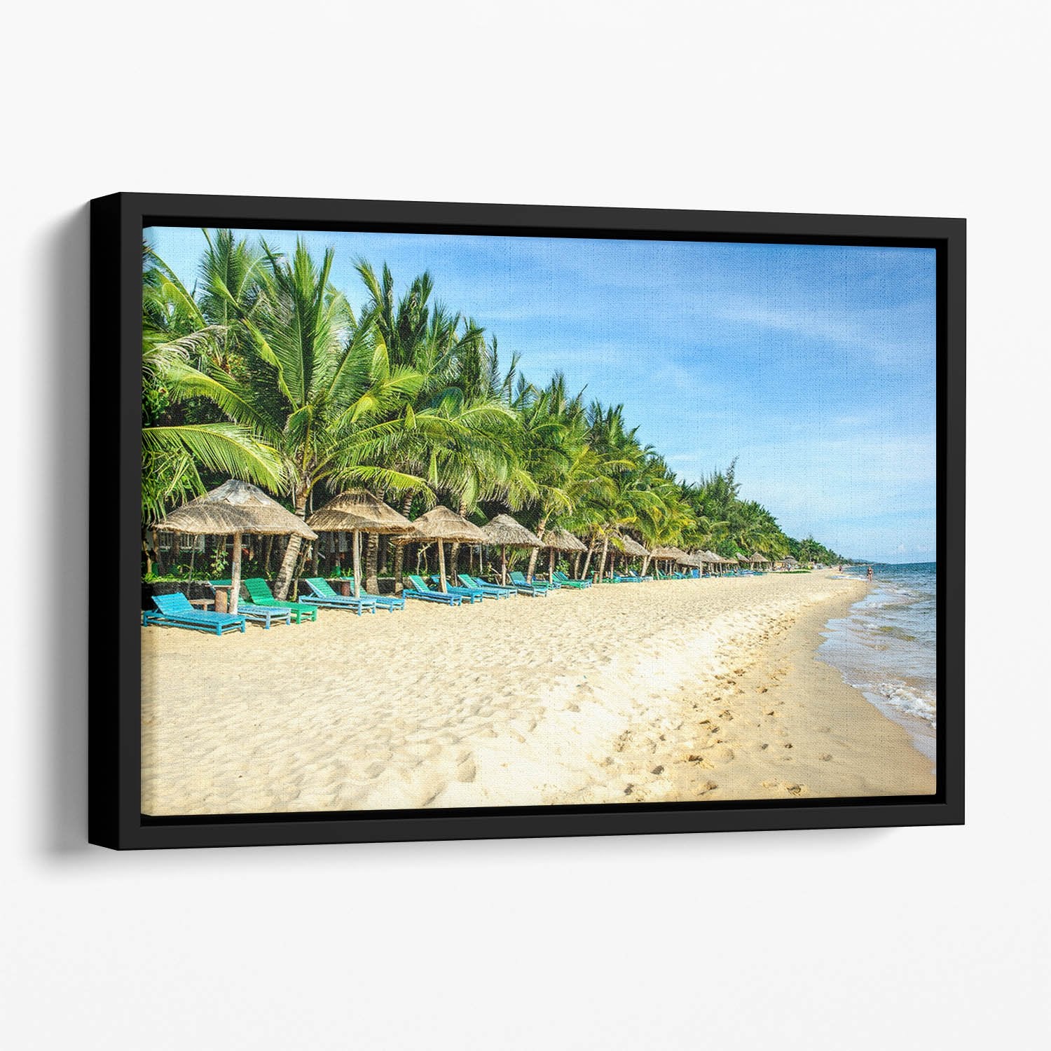 Long Beach Phu Quoc Floating Framed Canvas