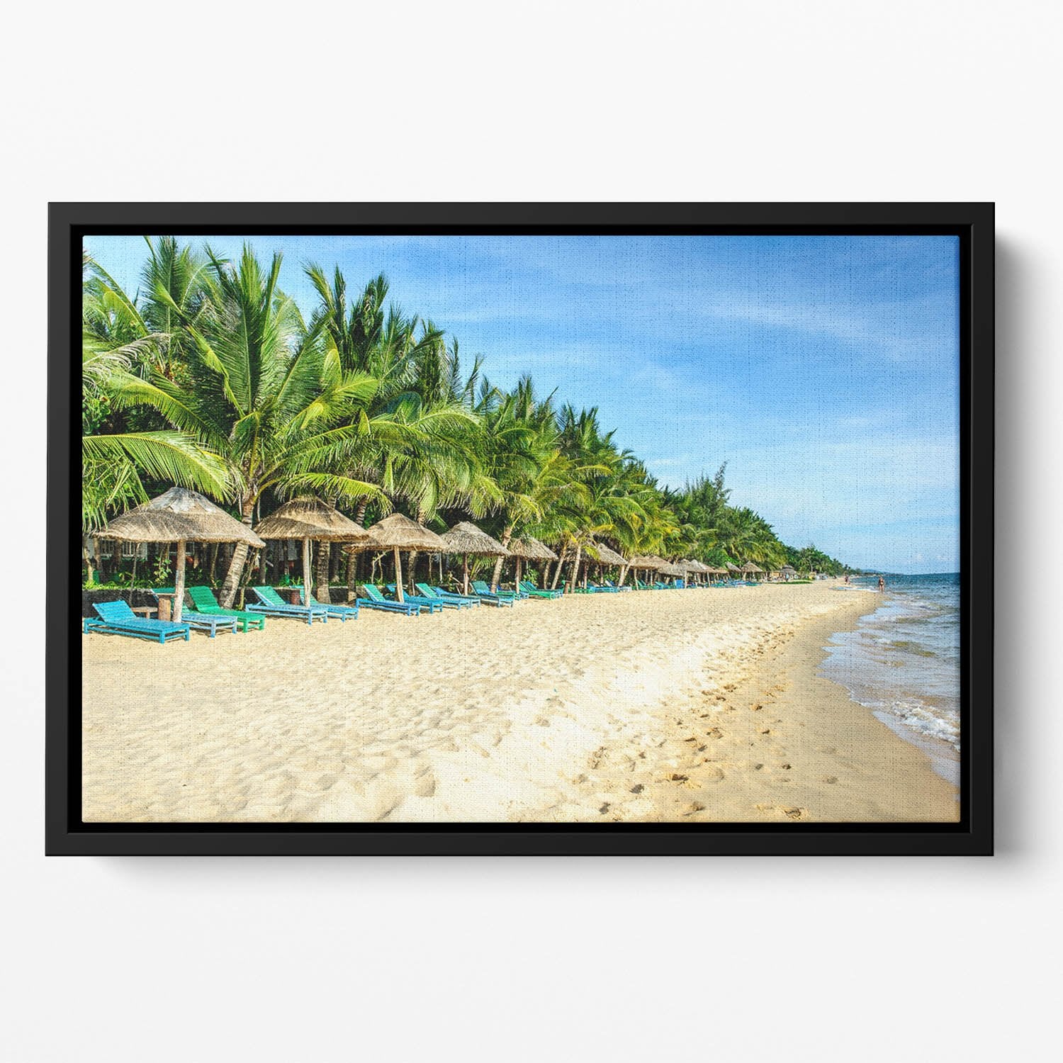 Long Beach Phu Quoc Floating Framed Canvas