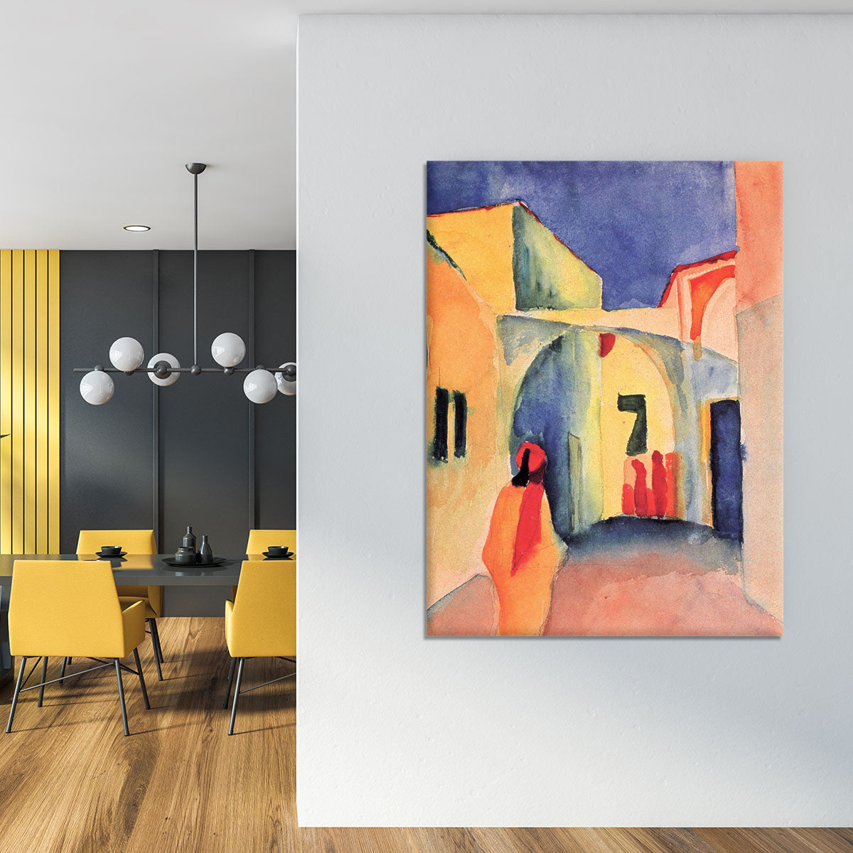 Look in a lane by Macke Canvas Print or Poster - Canvas Art Rocks - 4