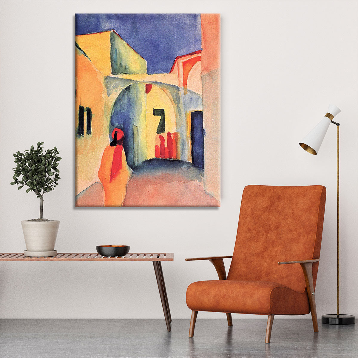 Look in a lane by Macke Canvas Print or Poster - Canvas Art Rocks - 6