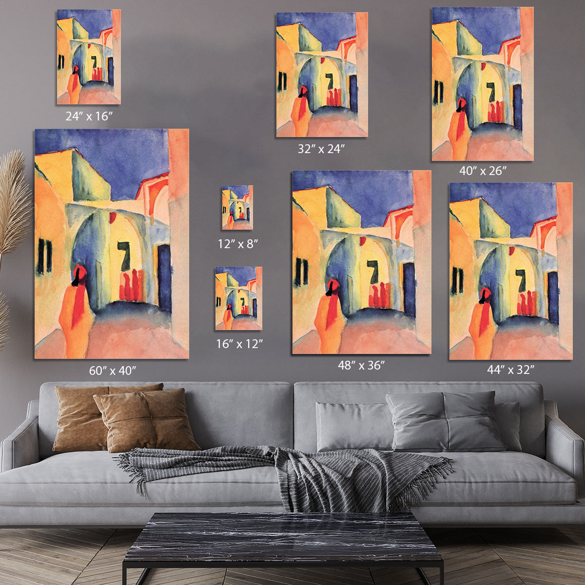 Look in a lane by Macke Canvas Print or Poster - Canvas Art Rocks - 7