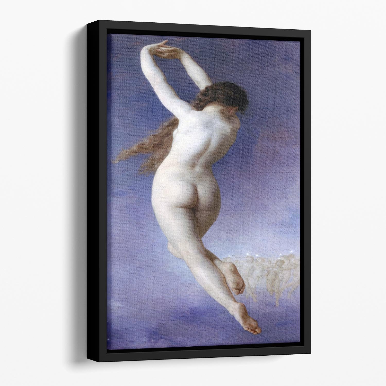 Lost Pleiad By Bouguereau Floating Framed Canvas