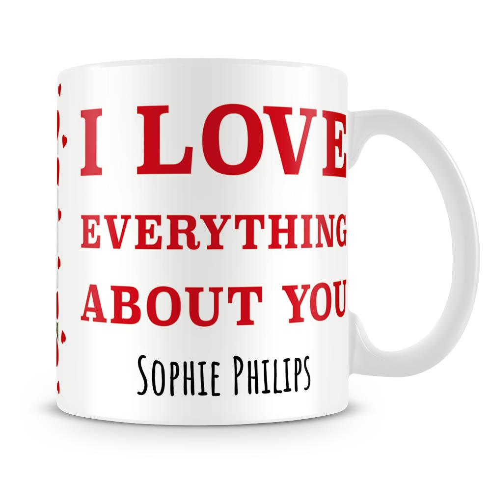 I Love You Photo Upload Personalised Mug