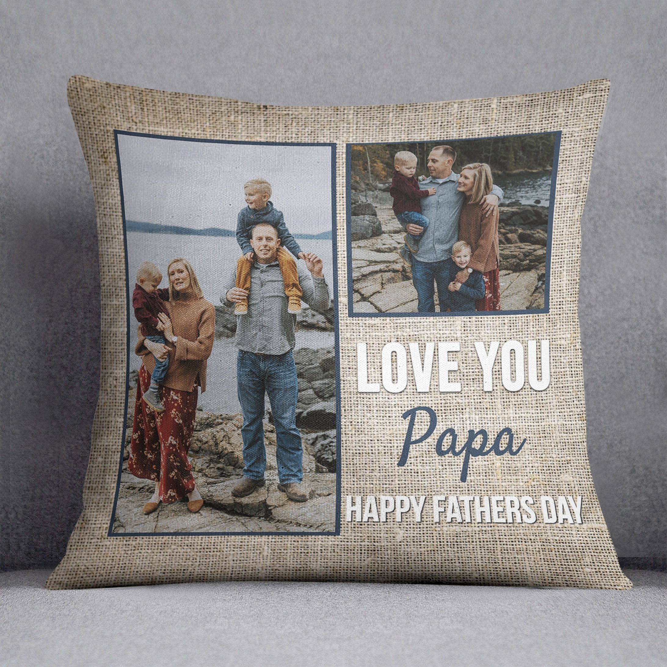 Love You Photo Cushion