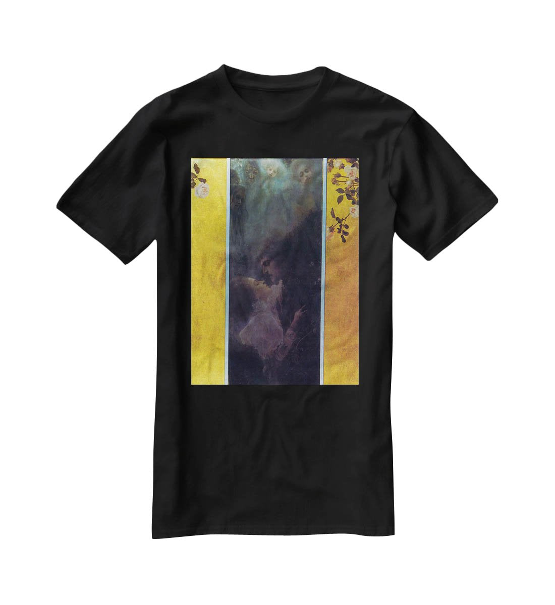 Love by Klimt T-Shirt - Canvas Art Rocks - 1