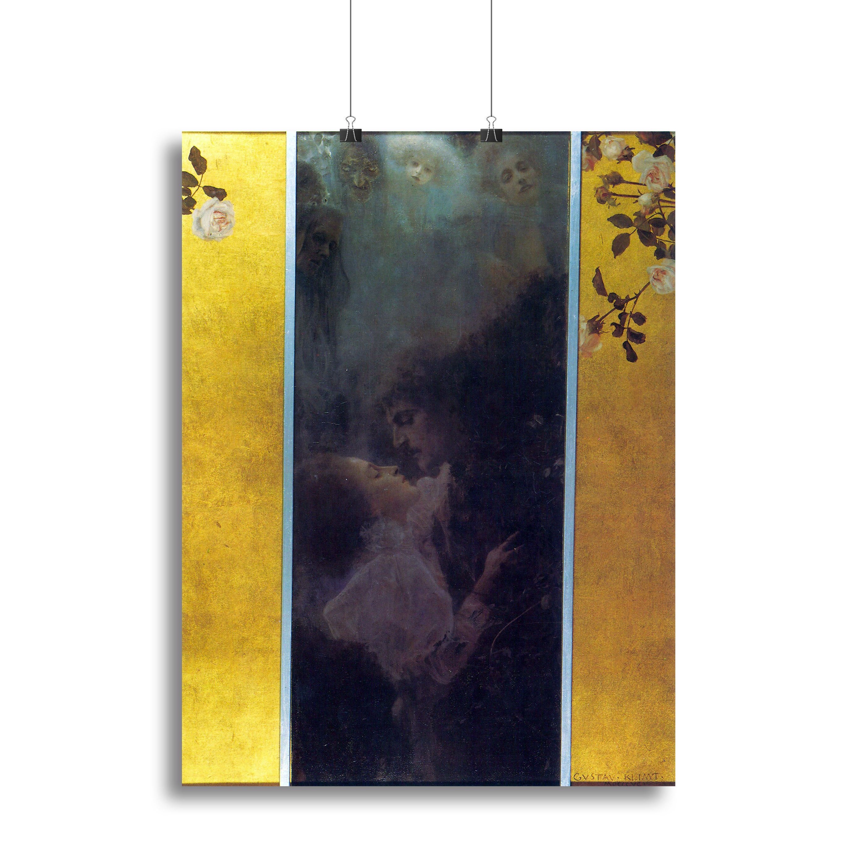 Love by Klimt Canvas Print or Poster