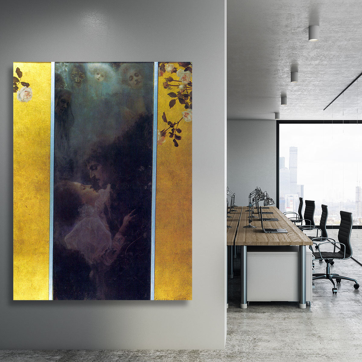 Love by Klimt Canvas Print or Poster - Canvas Art Rocks - 3