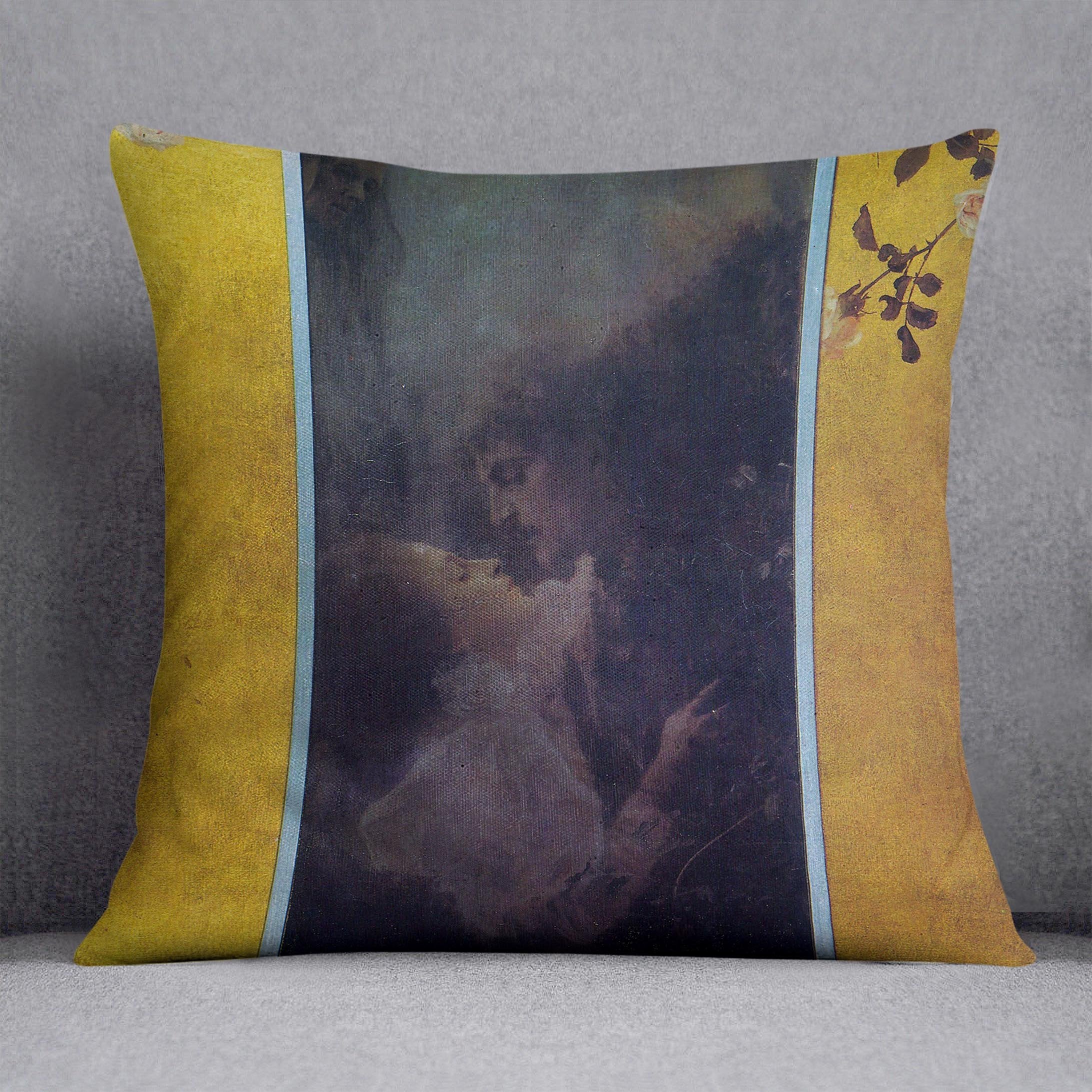 Love by Klimt Throw Pillow