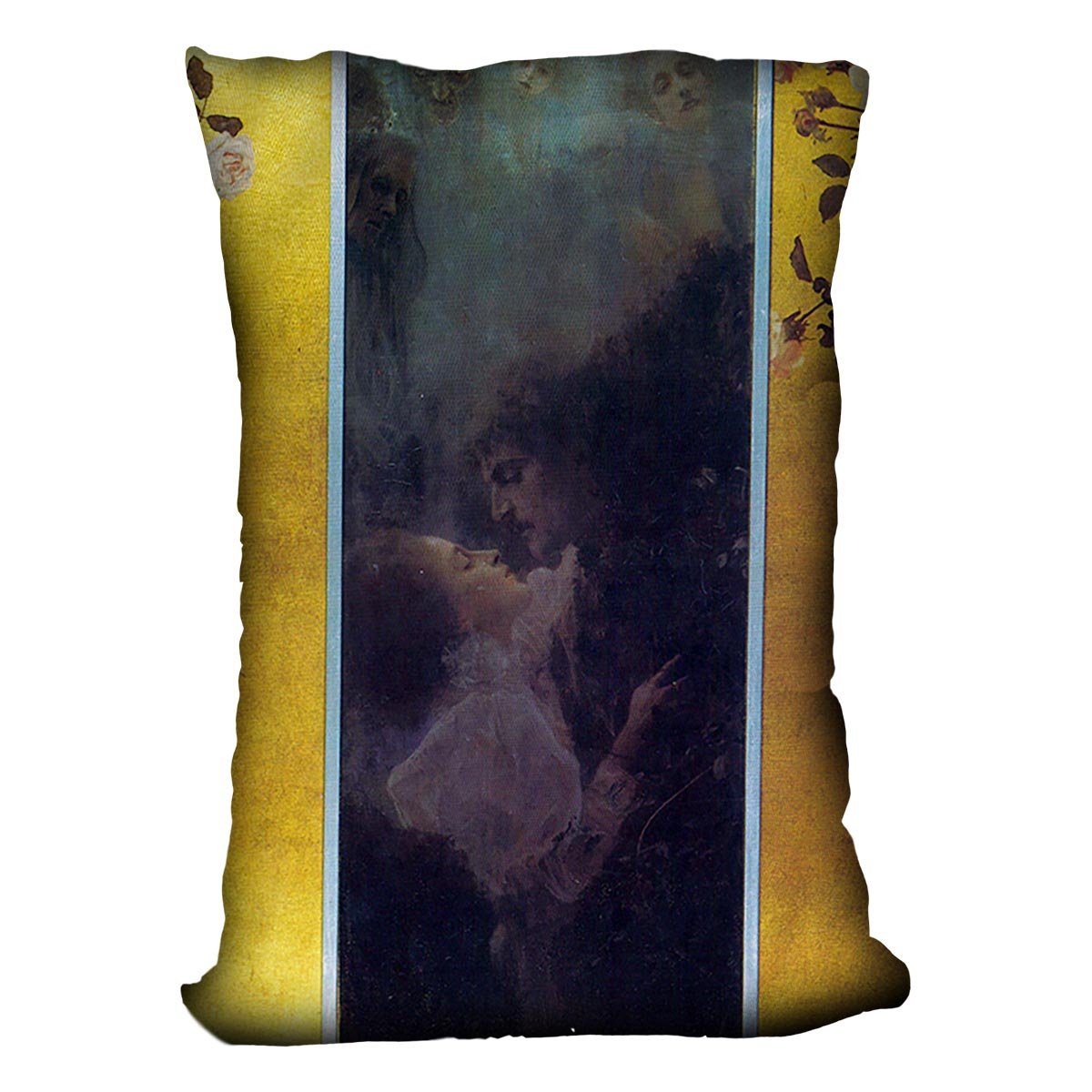 Love by Klimt Throw Pillow