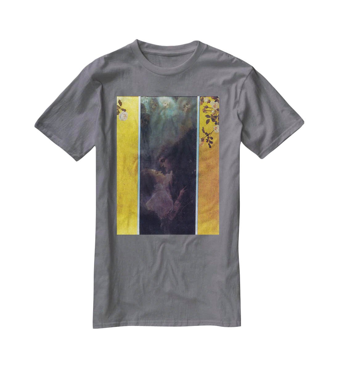 Love by Klimt T-Shirt - Canvas Art Rocks - 3