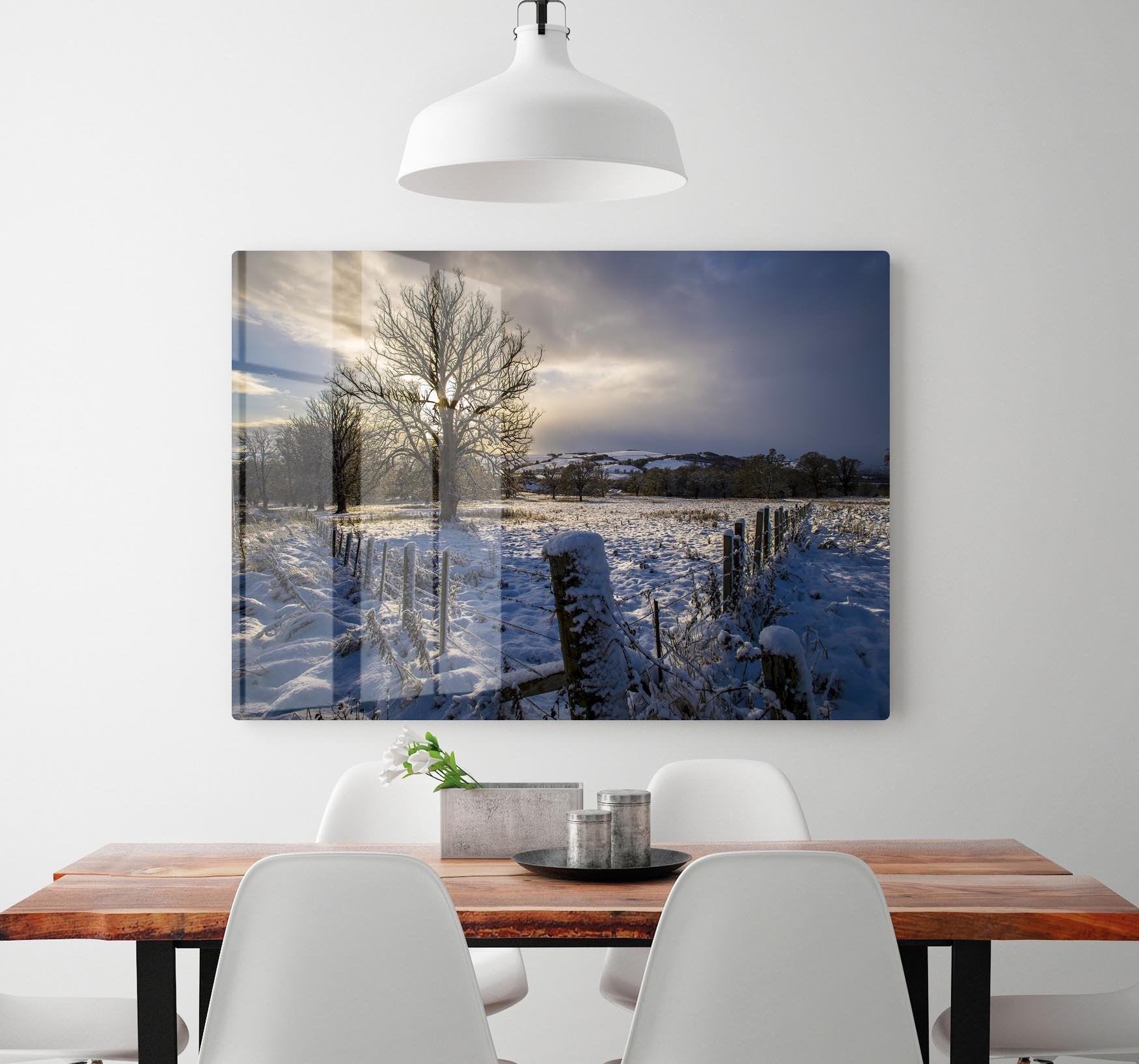 Low light on a winters day HD Metal Print - Canvas Art Rocks - 2