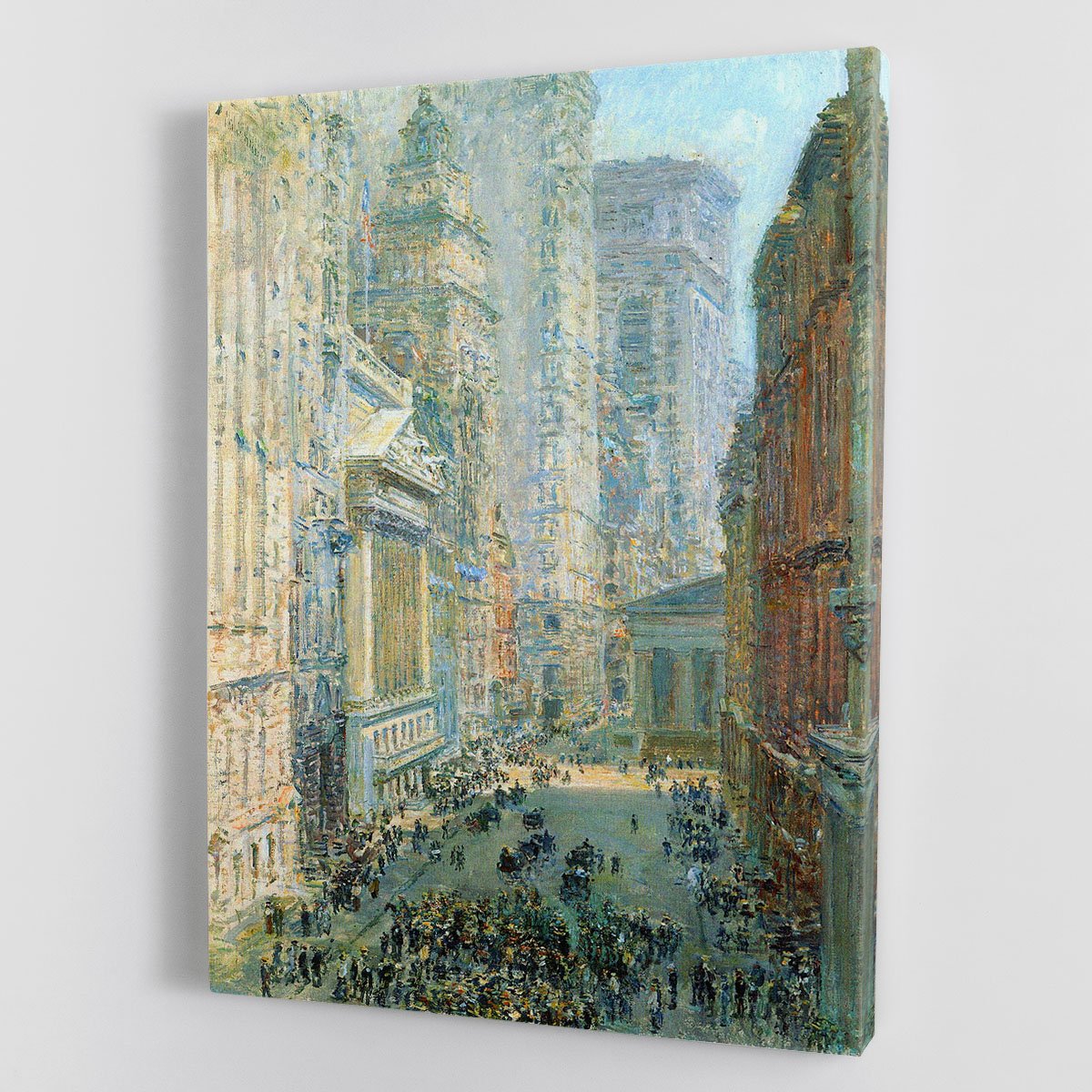 Lower Manhattan by Hassam Canvas Print or Poster