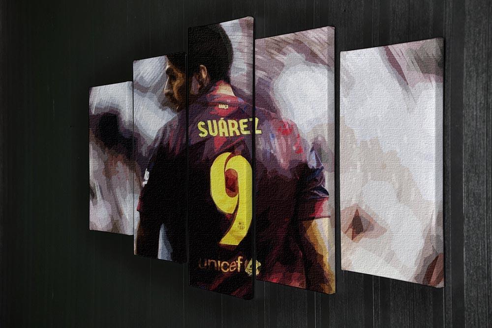 Luis Suarez Barcelona 5 Split Panel Canvas - Canvas Art Rocks - 2
