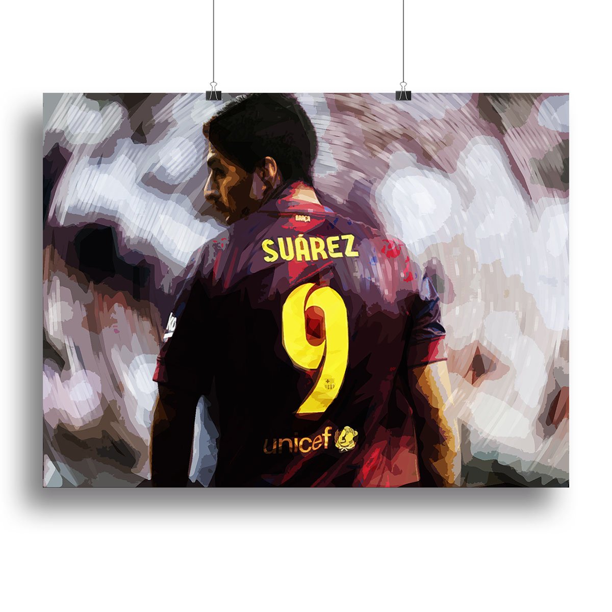 Luis Suarez Barcelona Canvas Print or Poster