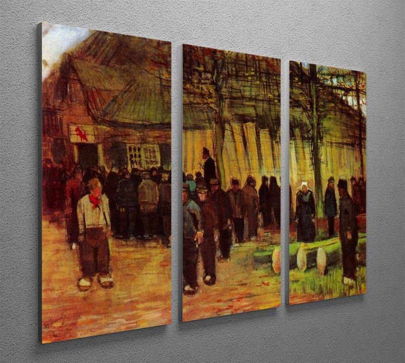 Lumber Sale by Van Gogh 3 Split Panel Canvas Print - Canvas Art Rocks - 4