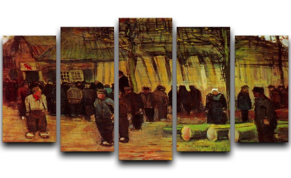 Lumber Sale by Van Gogh 5 Split Panel Canvas  - Canvas Art Rocks - 1