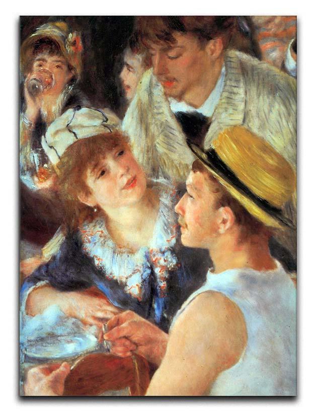 Lunch on the boat party detail by Renoir Canvas Print or Poster  - Canvas Art Rocks - 1