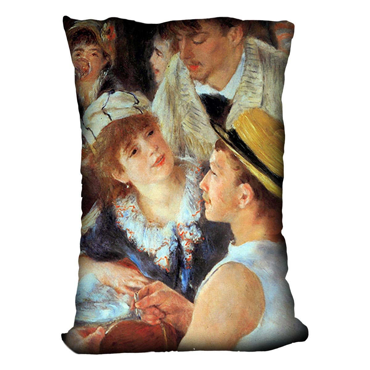 Lunch on the boat party detail by Renoir Throw Pillow
