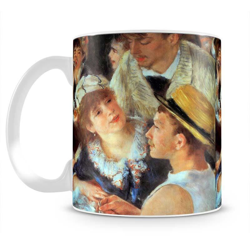 Lunch on the boat party detail by Renoir Mug - Canvas Art Rocks - 2