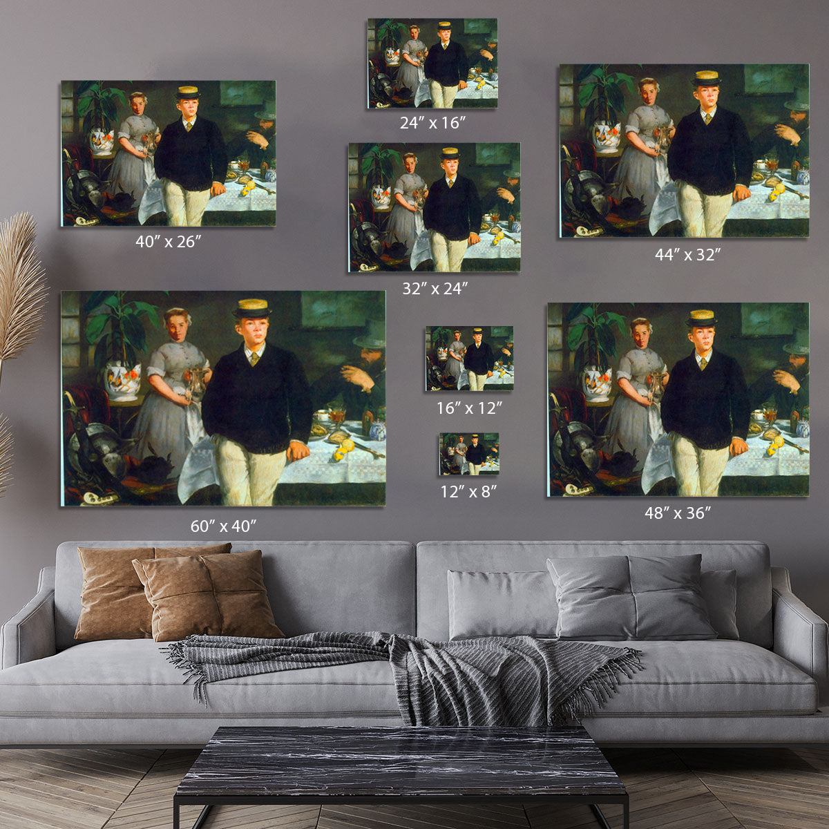 Luncheon by Manet Canvas Print or Poster - Canvas Art Rocks - 7