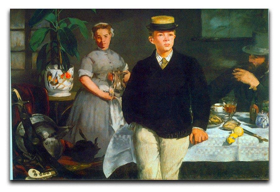 Luncheon by Manet Canvas Print or Poster  - Canvas Art Rocks - 1