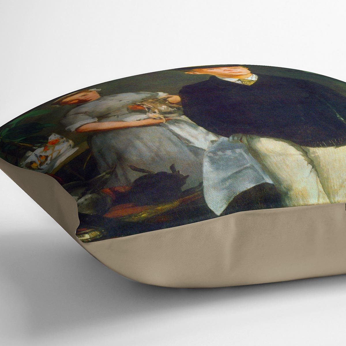Luncheon by Manet Throw Pillow