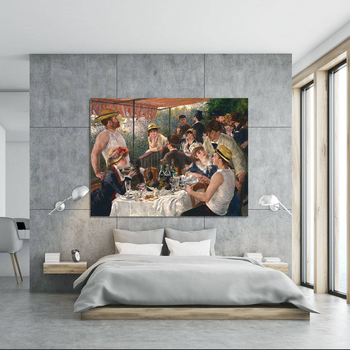 Luncheon of the Boating Party by Renoir Canvas Print or Poster - Canvas Art Rocks - 5