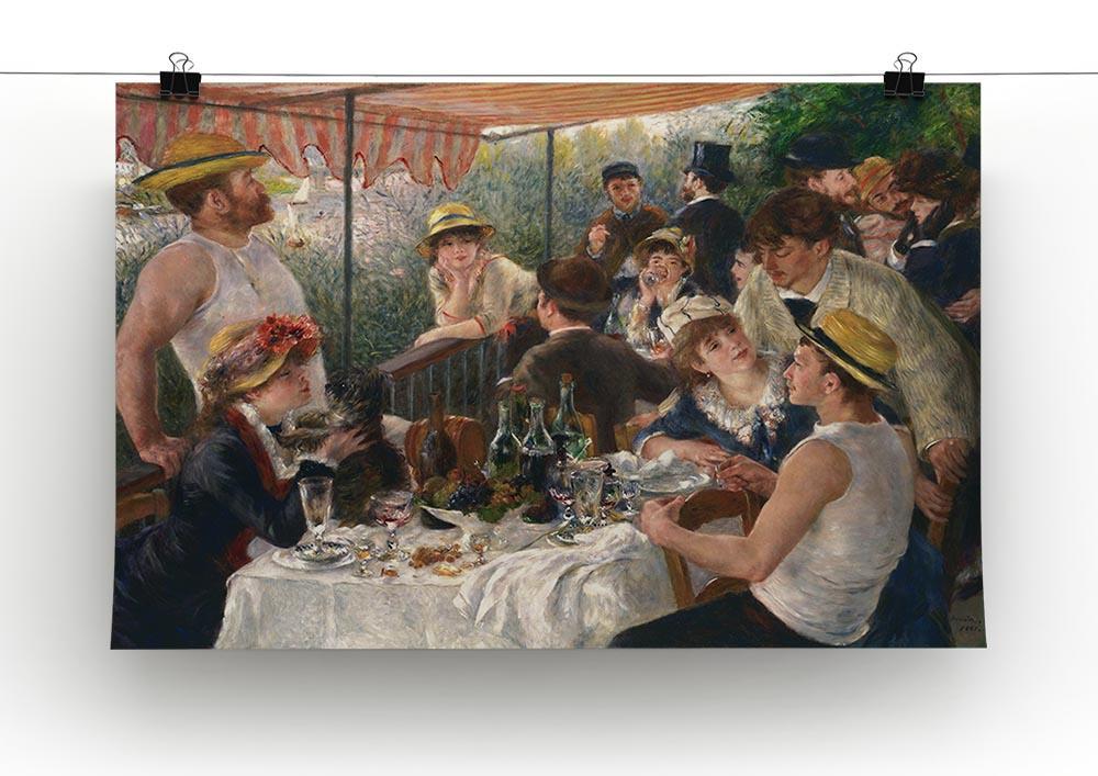 Luncheon of the Boating Party by Renoir Canvas Print or Poster - Canvas Art Rocks - 2