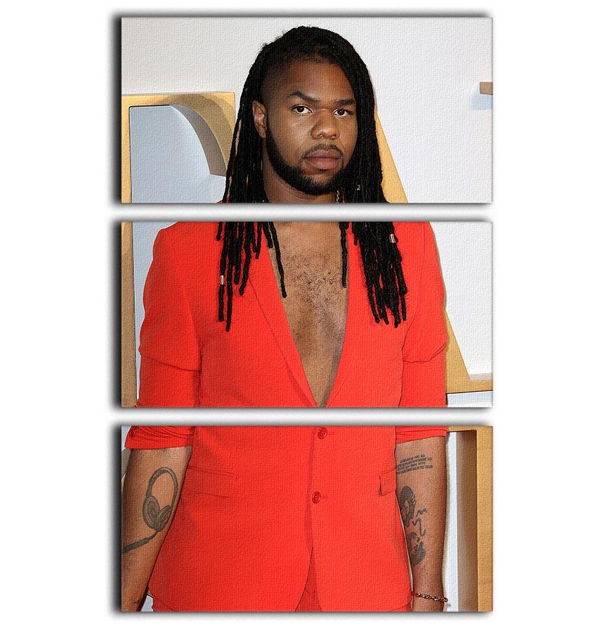 MNEK at A Star is Born UK Premiere 3 Split Panel Canvas Print - Canvas Art Rocks - 1