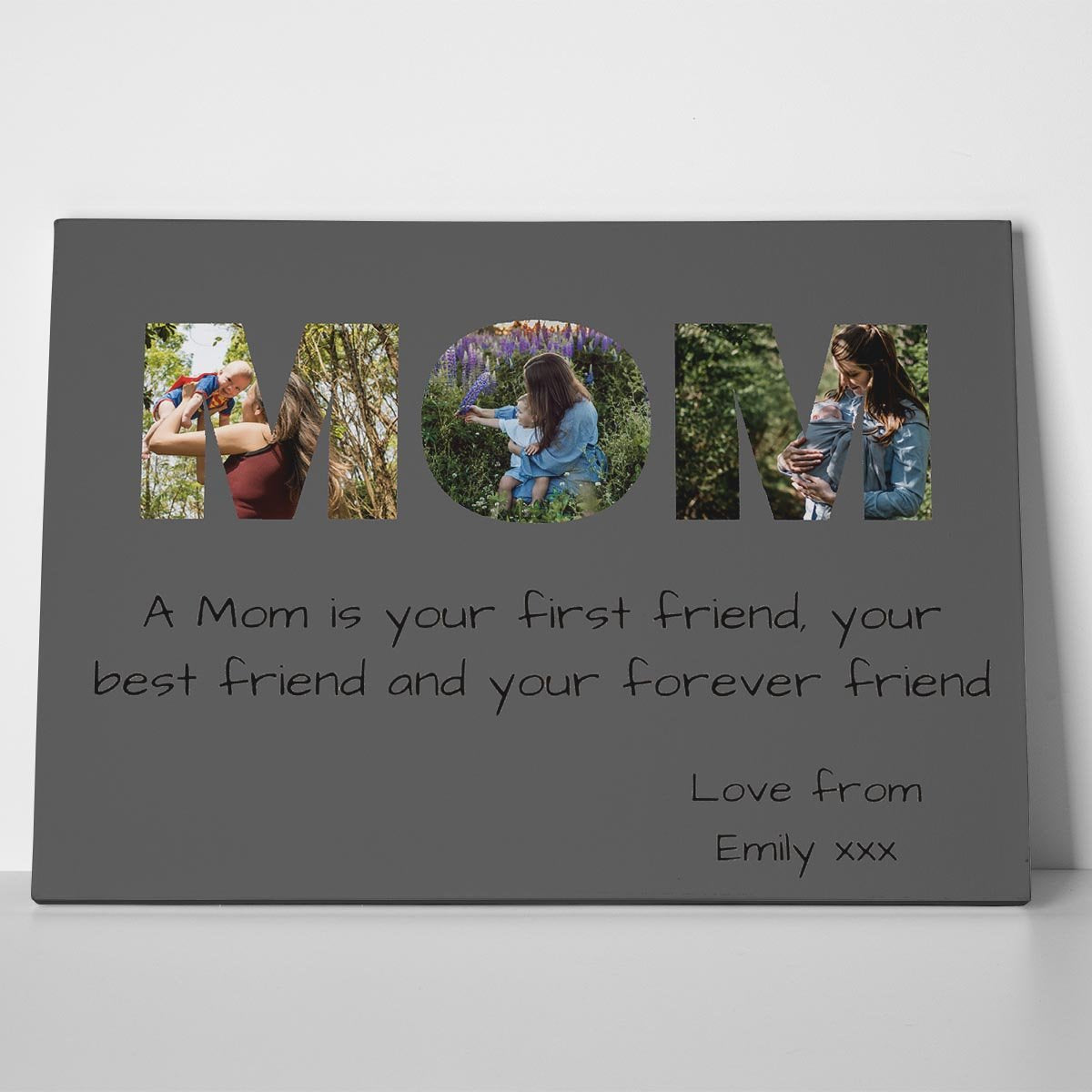 Mom Photo Canvas Print