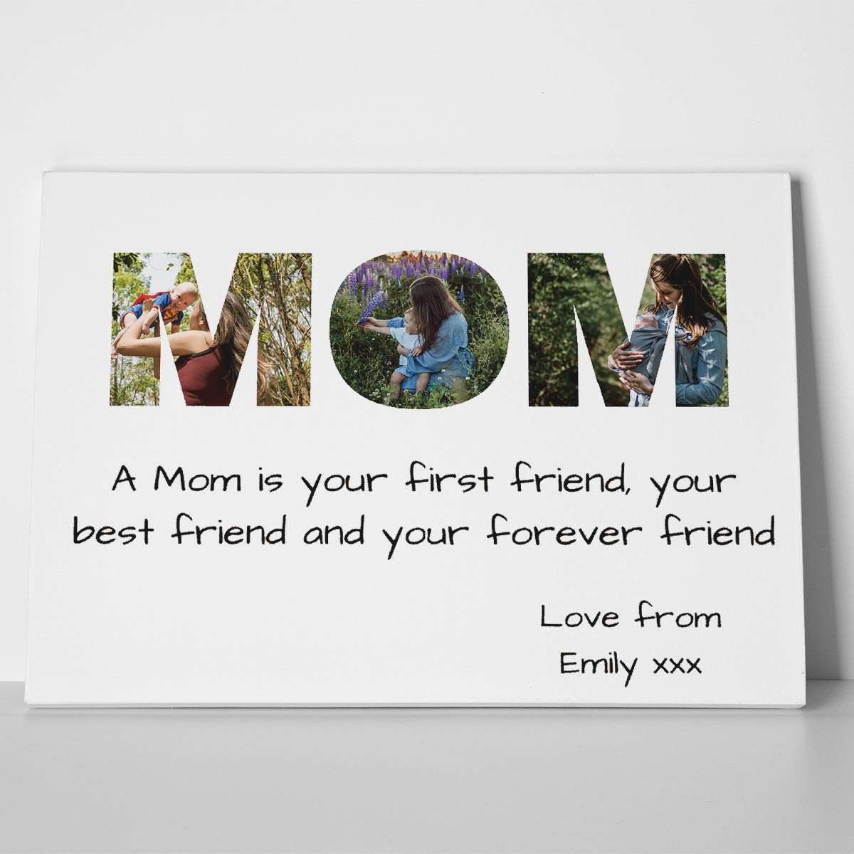 Mom Photo Canvas Print